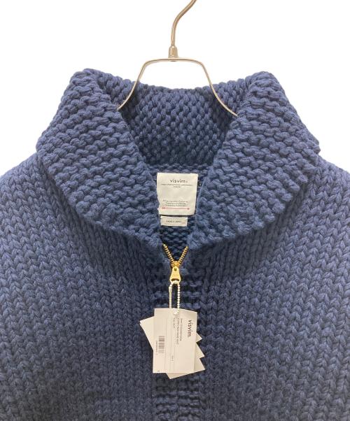 VISVIM（ビズビム）VISVIM (ビズビム) COWICHAN HAND KNIT/ニットジャケット ネイビー サイズ:3の古着・服飾アイテム