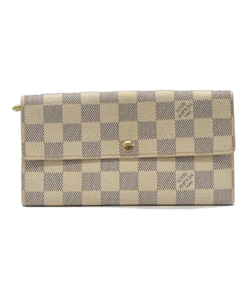 LOUIS VUITTON（ルイ ヴィトン）LOUIS VUITTON (ルイ ヴィトン) ポルトフォイユ・サラ ホワイトの古着・服飾アイテム