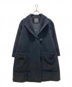 SANYOサンヨー）の古着「アンゴラコート」｜ブラック