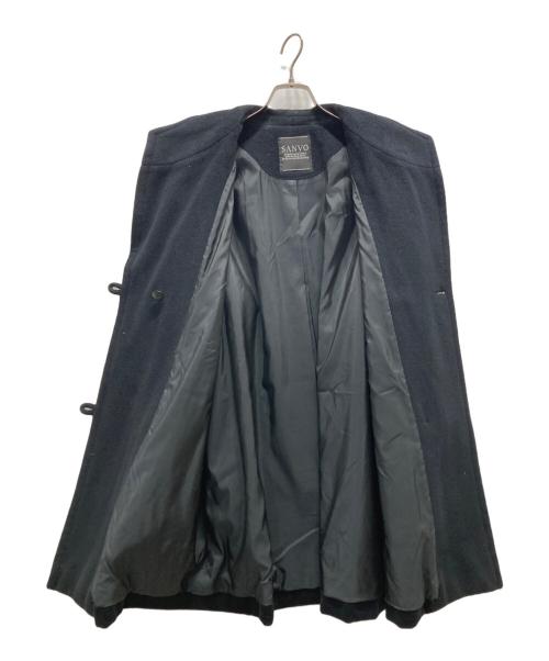 SANYO（サンヨー）SANYO (サンヨー) アンゴラコート ブラック サイズ:7ARの古着・服飾アイテム