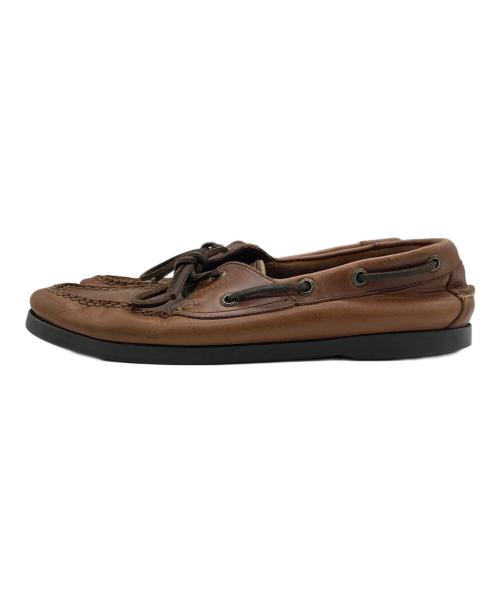 L.L.Bean（エルエルビーン）L.L.Bean (エルエルビーン) デッキシューズ ブラウン サイズ:7 1/2の古着・服飾アイテム