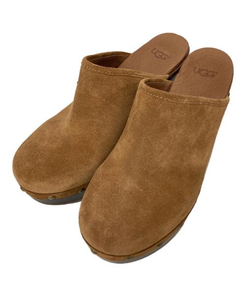 UGG（アグ）UGG (アグ) スウェードサボサンダル ベージュ サイズ:24の古着・服飾アイテム