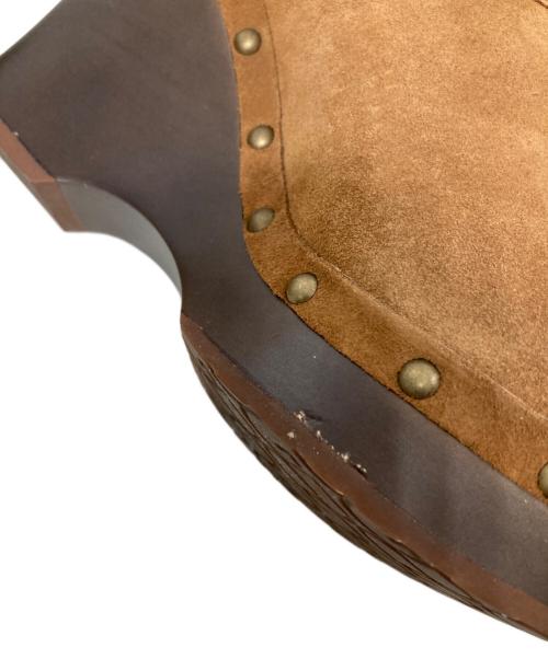 UGG（アグ）UGG (アグ) スウェードサボサンダル ベージュ サイズ:24の古着・服飾アイテム