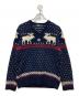 POLO RALPH LAUREN（ポロ・ラルフローレン）の古着「フェアアイルニット」｜ネイビー
