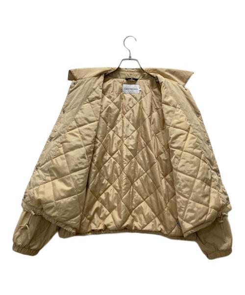 Calvin Klein Jeans（カルバンクラインジーンズ）Calvin Klein Jeans (カルバンクラインジーンズ) ロゴワッペン中綿ジャケット ブラウン サイズ:Mの古着・服飾アイテム