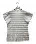 MaxMara (マックスマーラ) ロゴボーダーTシャツ ホワイト サイズ:S：5000円