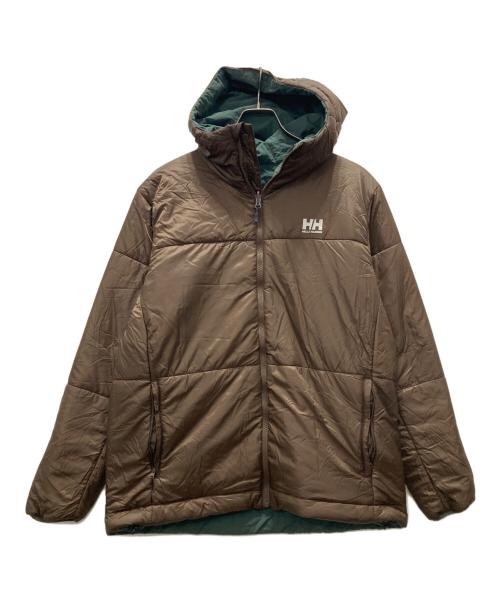 HELLY HANSEN（ヘリーハンセン）HELLY HANSEN (ヘリーハンセン) リバーシブル中綿ジャケット グリーン サイズ:Lの古着・服飾アイテム