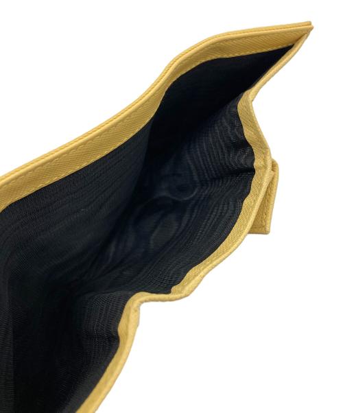 PRADA（プラダ）PRADA (プラダ) 3つ折り財布 イエローの古着・服飾アイテム