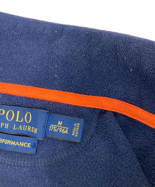 POLO RALPH LAUREN（ポロ・ラルフローレン）POLO RALPH LAUREN (ポロ・ラルフローレン) フリースジャケット ネイビー サイズ:Mの古着・服飾アイテム