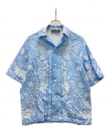 AMIRI（アミリ）の古着「Bandana Watercolor キャンプシャツ」｜スカイブルー