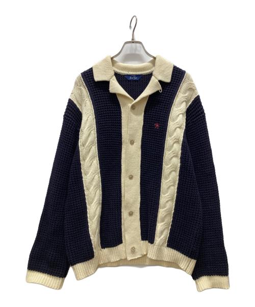 SPECIAL GUEST（スペシャルゲスト）SPECIAL GUEST (スペシャルゲスト) ニットカーディガン ネイビー サイズ:Lの古着・服飾アイテム