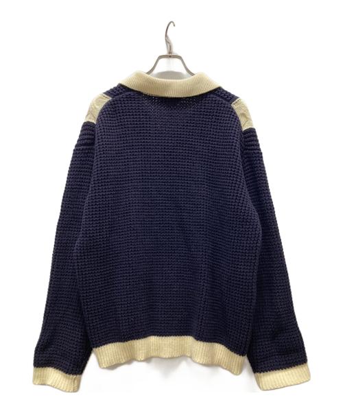 SPECIAL GUEST（スペシャルゲスト）SPECIAL GUEST (スペシャルゲスト) ニットカーディガン ネイビー サイズ:Lの古着・服飾アイテム