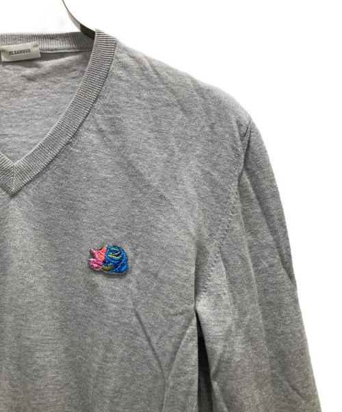 JIL SANDER（ジルサンダー）JIL SANDER (ジルサンダー) ニット グレー サイズ:50の古着・服飾アイテム