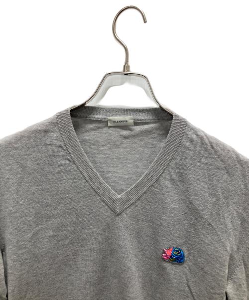 JIL SANDER（ジルサンダー）JIL SANDER (ジルサンダー) ニット グレー サイズ:50の古着・服飾アイテム
