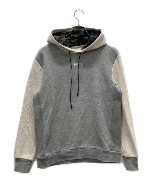 PREMIUM MOOD DENIM SUPERIOR（プレミアムムードデニムスーペリア）PREMIUM MOOD DENIM SUPERIOR (プレミアムムードデニムスーペリア) プルオーバーパーカー グレー サイズ:Lの古着・服飾アイテム