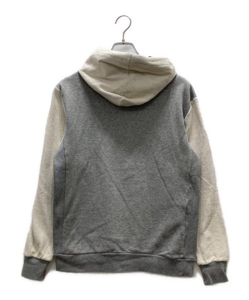 PREMIUM MOOD DENIM SUPERIOR（プレミアムムードデニムスーペリア）PREMIUM MOOD DENIM SUPERIOR (プレミアムムードデニムスーペリア) プルオーバーパーカー グレー サイズ:Lの古着・服飾アイテム