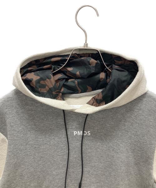 PREMIUM MOOD DENIM SUPERIOR（プレミアムムードデニムスーペリア）PREMIUM MOOD DENIM SUPERIOR (プレミアムムードデニムスーペリア) プルオーバーパーカー グレー サイズ:Lの古着・服飾アイテム