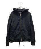 PREMIUM MOOD DENIM SUPERIORプレミアムムードデニムスーペリア）の古着「ジップパーカー」｜ブラック