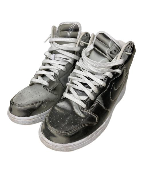 NIKE（ナイキ）NIKE (ナイキ) CLOT (クロット) DUNK HI / C シルバー サイズ:27.5の古着・服飾アイテム
