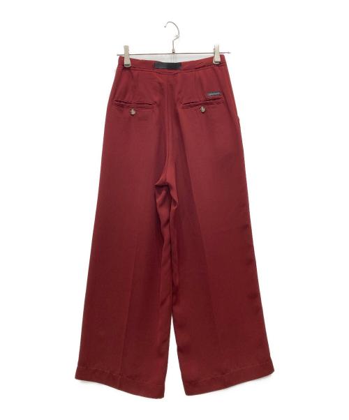 GRAMICCI（グラミチ）GRAMICCI (グラミチ) ワイドタックパンツ ボルドー サイズ:Mの古着・服飾アイテム