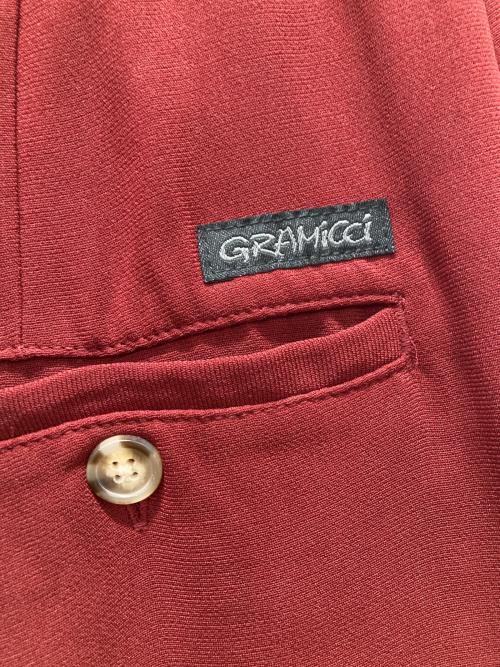 GRAMICCI（グラミチ）GRAMICCI (グラミチ) ワイドタックパンツ ボルドー サイズ:Mの古着・服飾アイテム