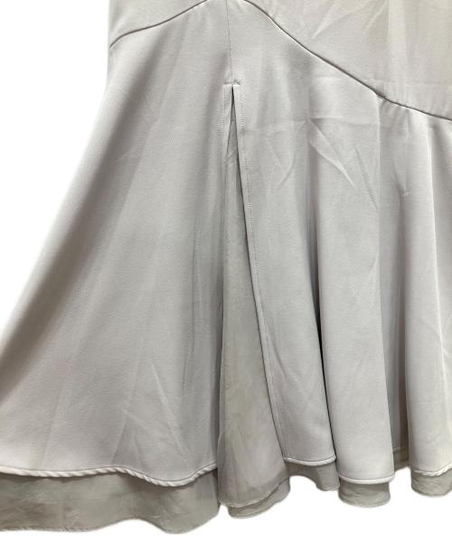 MERCURY DUO（マーキュリーデュオ）MERCURY DUO (マーキュリーデュオ) シアーレイヤードスリットマー メイドスカート グレー サイズ:Mの古着・服飾アイテム