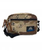 GREGORY×BEAMS BOYグレゴリー×ビームスボーイ）の古着「CHOCO CHIP CAMO PADDED SHOULDER POUCH」｜ベージュ