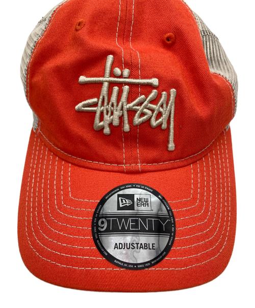 stussy（ステューシー）stussy (ステューシー) New Era (ニューエラ) キャップ オレンジの古着・服飾アイテム