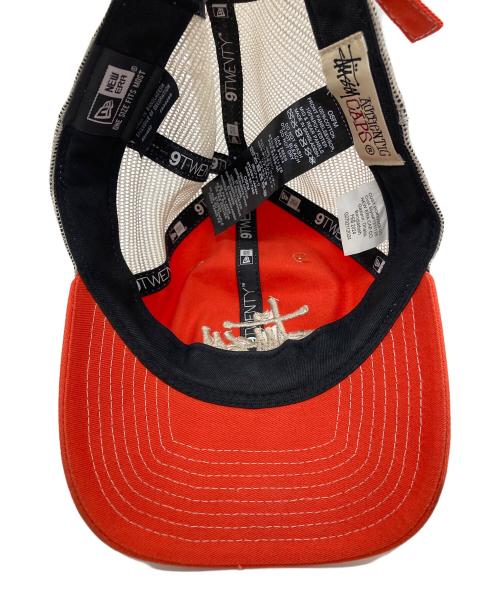 stussy（ステューシー）stussy (ステューシー) New Era (ニューエラ) キャップ オレンジの古着・服飾アイテム