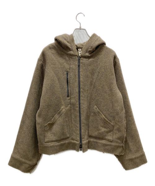 KOOL（クール）KOOL (クール) フーデッドジャケット ブラウン サイズ:1の古着・服飾アイテム