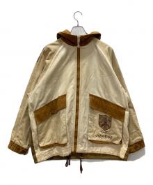 CASTELBAJAC（カステルバジャック）の古着「ドアギミック付 刺繍ジャケット」｜ベージュ