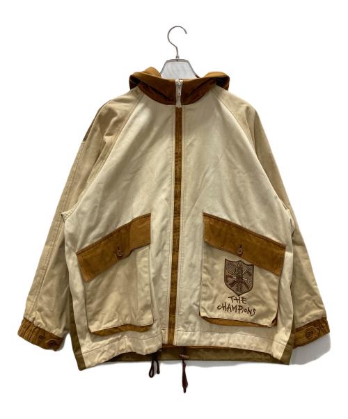 CASTELBAJAC（カステルバジャック）CASTELBAJAC (カステルバジャック) ドアギミック付 刺繍ジャケット ベージュ サイズ:4の古着・服飾アイテム