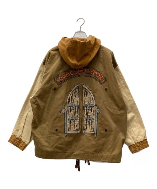 CASTELBAJAC（カステルバジャック）CASTELBAJAC (カステルバジャック) ドアギミック付 刺繍ジャケット ベージュ サイズ:4の古着・服飾アイテム