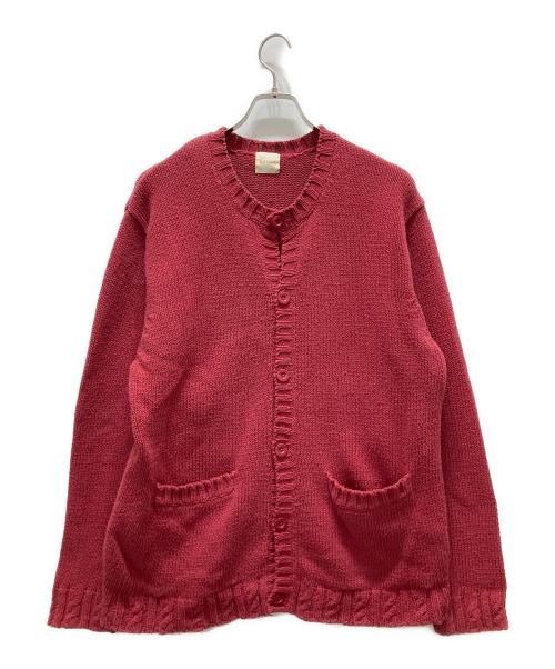 KARL HELMUT（カールヘルム）KARL HELMUT (カールヘルム) ワッペンカーディガン ピンク サイズ:Lの古着・服飾アイテム