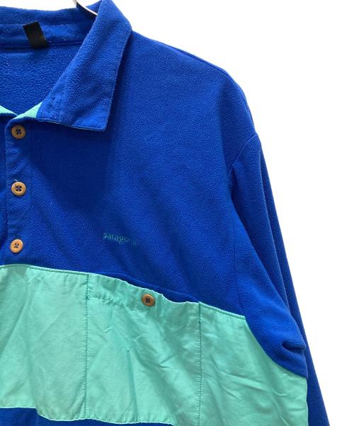 Patagonia（パタゴニア）Patagonia (パタゴニア) USA製フリースシャツ ブルー サイズ:Lの古着・服飾アイテム