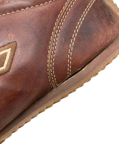 UMBRO（アンブロ）UMBRO (アンブロ) レザースニーカー ブラウン サイズ:27.5の古着・服飾アイテム