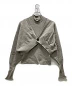 LE CIEL BLEUルシェルブルー）の古着「アンサンブルカーディガン」｜グレー