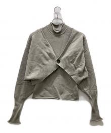 LE CIEL BLEU（ルシェルブルー）の古着「アンサンブルカーディガン」｜グレー