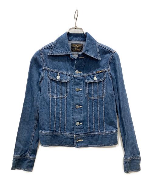 Hysteric Glamour（ヒステリックグラマー）Hysteric Glamour (ヒステリックグラマー) バックロゴ デニムジャケット ブルー サイズ:Fの古着・服飾アイテム