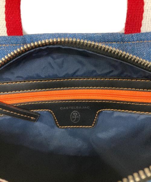 CASTELBAJAC（カステルバジャック）CASTELBAJAC (カステルバジャック) 2WAYショルダーバッグ ネイビーの古着・服飾アイテム