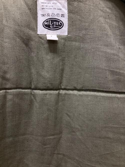 mil tec（ミルテック）MIL TEC (ミルテック) ベスト オリーブ サイズ:Lの古着・服飾アイテム
