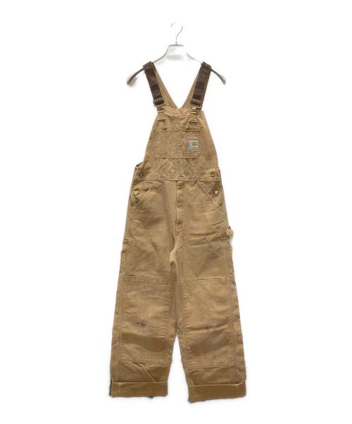 CarHartt（カーハート）CarHartt (カーハート) ダブルニーダックオーバーオール ブラウン サイズ:Freeの古着・服飾アイテム