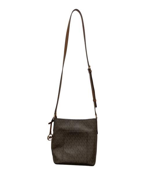 MICHAEL KORS（マイケル・コース）MICHAEL KORS (マイケル・コース) キンバリー スモールバケット ショルダーバッグ ブラウンの古着・服飾アイテム