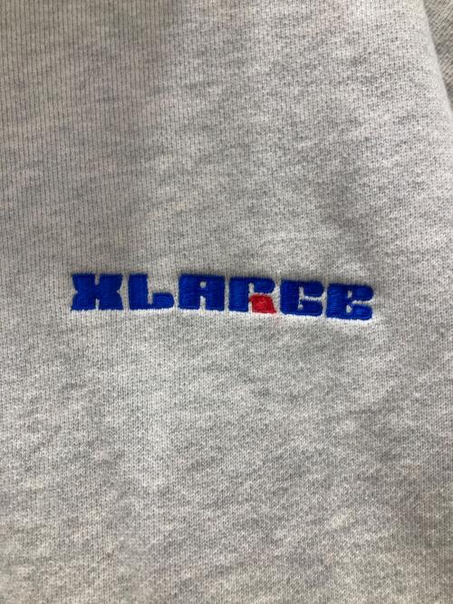 X-LARGE（エクストララージ）X-LARGE (エクストララージ) RUSSELL ATHLETIC (ラッセルアスレチック) バックロゴパーカー グレー サイズ:Lの古着・服飾アイテム