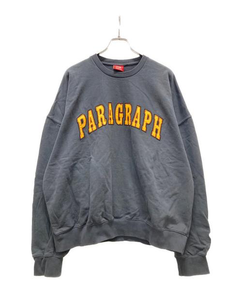 paragraph（パラグラフ）Paragraph (パラグラフ) スウェット グレー サイズ:FREEの古着・服飾アイテム