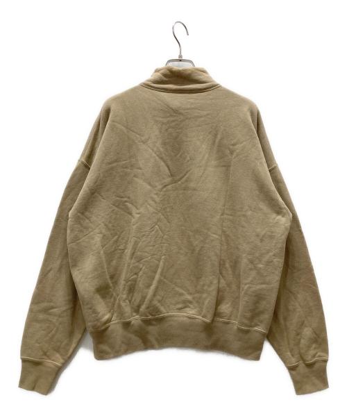 AURALEE（オーラリー）AURALEE (オーラリー) BACK WOOL HALF ZIP P/O ベージュ サイズ:3の古着・服飾アイテム