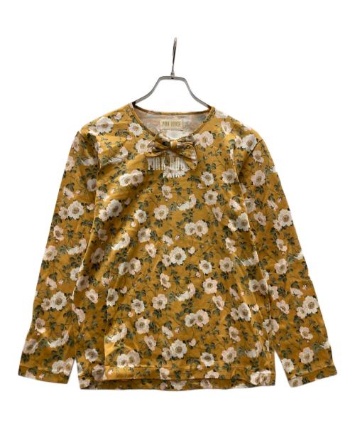 PINK HOUSE（ピンクハウス）PINK HOUSE (ピンクハウス) ロングスリーブカットソー イエロー サイズ:記載無しの古着・服飾アイテム