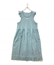 PINK HOUSE（ピンクハウス）の古着「ノースリーブワンピース」｜スカイブルー