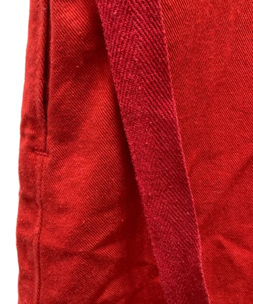 PINK HOUSE（ピンクハウス）PINK HOUSE (ピンクハウス) リボンノースリーブワンピース レッド サイズ:記載無しの古着・服飾アイテム