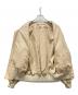 中古・古着 PINK HOUSE (ピンクハウス) バックロゴプリントブルゾン ベージュ サイズ:L：7000円